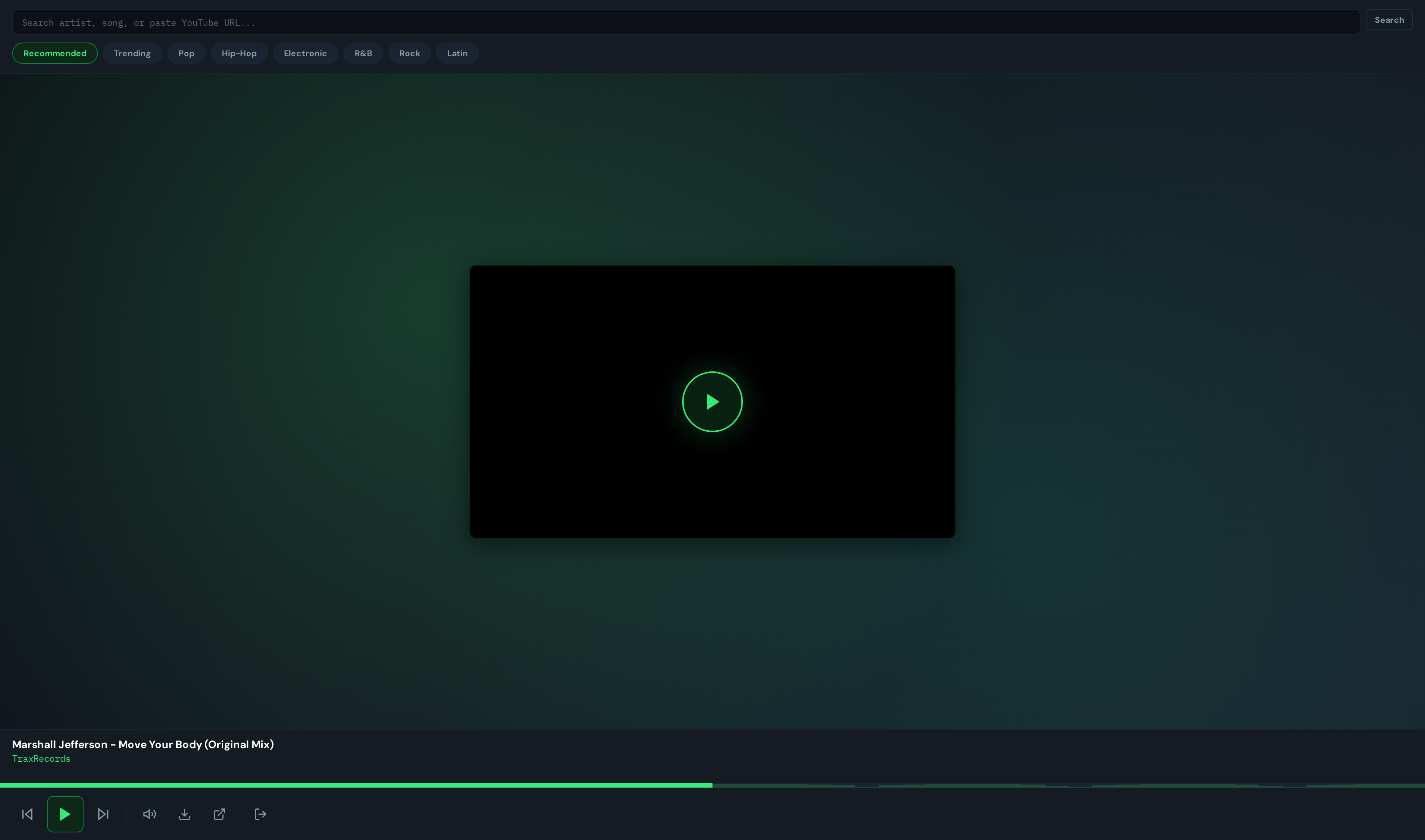 GreenGo Highlights progress bar with heatmap visualization showing vertical bars of varying heights representing replay intensity across the track duration